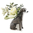 Quaiil Ceramics - Windhund Blumenvase - groß
