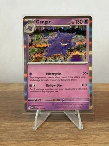 Holo Gengar 094/165 Raro Scarlatto e Viola 151 Pokemon TCG - Foto 1 di 2