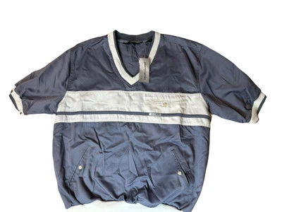 Tênis Vintage Pierre Cardin Masculino GRANDE Decote V Pulôver Cintura Faixa Color Block - Imagem 1 de 4