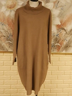 NUEVO CON ETIQUETAS TÓRRIDO MARRÓN L/S ULTRASUAVE CUELLO ALTO TALLA 4 (4X 26) VESTIDO SUÉTER ELÁSTICO Foto 1 de 4