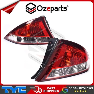 Set Pair LH+RH Tail Light Lamp Clear Ford Falcon Fairmont XR6 XR8 AU 98~02 Sedan - image 1 of 4