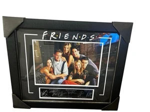 Friends Cast Framed & Matted with Autograph Plate at Bottom - Picture 1 of 8
