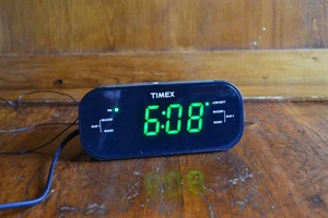Timex AM/FM Dual Alarm Clock Radio T-231 with 1.2-Inch Display and Line-In Jack - Picture 1 of 8