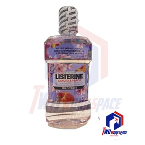 Listerine Sakura & Peach sabor suave 500 ml para aliento fresco - Imagen 1 de 2