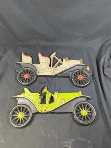 Juego de 2 placas de metal fundido para colgar en la pared Midwest 1910 Buick DECORACIÓN DE COCHE ANTIGUO EE. UU. - Imagen 1 de 10