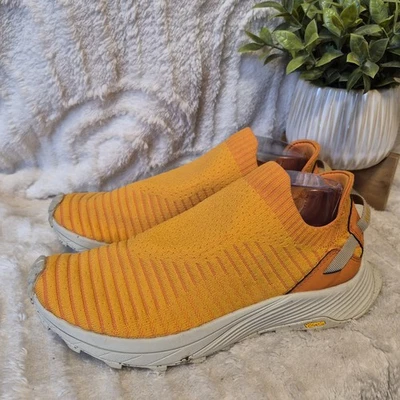 Merrell Embark Moc Shoes Women's Sz 9 Orange Slip On Knit Float Pro Vibram Light - Image 1 of 4