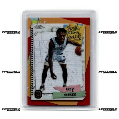 2023-24 Topps Chrome OTE - After School Red #ASR-11 Trey Parker Rookie /5 - Image 1 of 2
