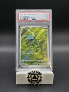 Pokemon 151 TCG Bulbasaur 166/165 Illustration Rare Card Graded PSA 9 - Picture 1 of 2