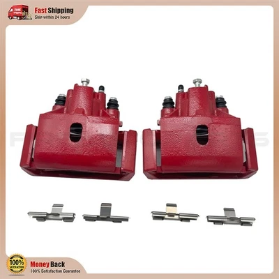 For 2004 - 2009 Dodge Ram 1500 Durango Aspen Rear Disc Brake Calipers w/ Bracket - Image 1 of 4