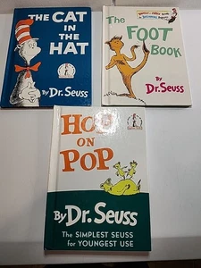 lot of 3 Vintage Dr. Seuss Hard Cover Books Random House - Picture 1 of 4