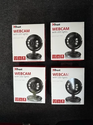 Trust Webcam 4 Stück Neu OVP - Bild 1 von 3