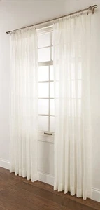 Style Master Splendor Pinch Pleated Drapes Pair, 2 of 36" by 84", Beige - Picture 1 of 2