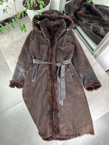 Abrigo vintage de piel de oveja para mujer talla M - Imagen 1 de 15