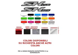 ADESIVI COMPATIBILI Sh 150 125 SCRITTA (COPPIA) - Imagen 1 de 1