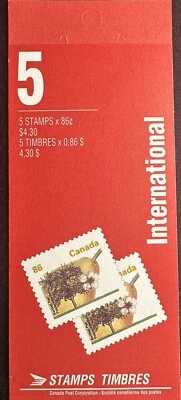Canada stamp Booklet Pane of  BK157 #1372b Bartlett Pear MNH - Image 1 of 3