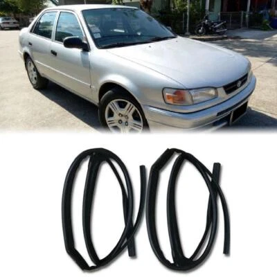 Canal de funcionamiento de vidrio delantero derecho derecho para Toyota Corolla AE110 AE111 1997-2000 sedán Foto 1 de 4