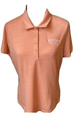 Adidas Womens Peach Size Large Pullover Golf Shirt Tennis Or Pickle Ball Polo