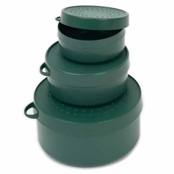 Behr Köderdose 3er Set Wurmbehälter für  Angelköder Köderdose Madendose - Bild 1 von 1