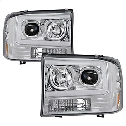 Faros proyectores barra de luz Spyder para Ford F-250 Super Duty 99-04 Foto 1 de 4