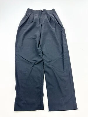 Pantalón de vestir Zanella para mujer talla 26 etiqueta 8 negro plisado Italia Foto 1 de 4