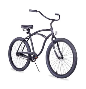 Firmstrong Urban Man Alloy Beach Cruiser Bicycle Matte Black 26 Inch / 1-speed - Picture 1 of 9