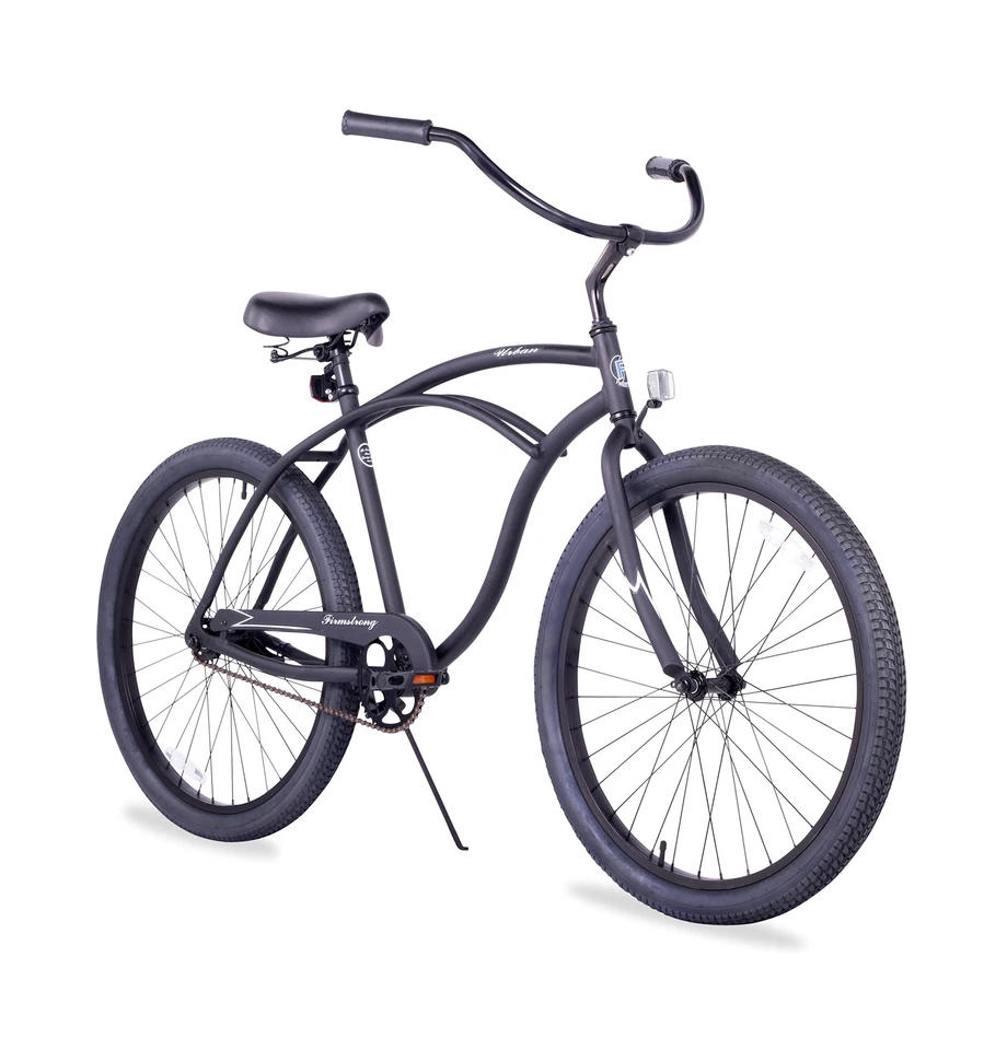 Bicicleta Firmstrong Urban Man de aleación Beach Cruiser negra mate 26 pulgadas/1 velocidad Foto 1 de 4