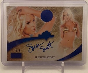 SPENCER SCOTT BENCHWARMER GOLD EDITION AUTOGRAPH AUTO CARD #3/5 SP!