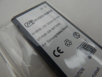 Mugen 电源延长寿命电池 3320mAh 适用于三星 Galaxy Note 4  — 第 1/4 张图片