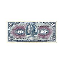 États Unis Mpc 10 Dollars Série 611 VF