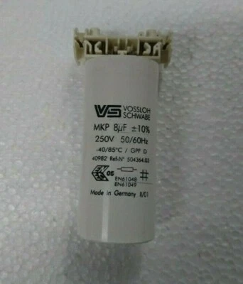 Vossloh Schwabe capacitor MKP 8uF 250v 50/60Hz 504364.03