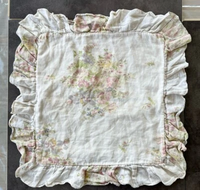 Funda Almohada Bella Notte Lino Floral Euro 18x18 LEER* Foto 1 de 4