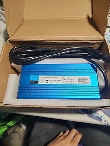 Cargador de batería para carro de golf Flngr 10 amperios 48 voltios con enchufe redondo de 3 pines para Club Car - Imagen 1 de 2