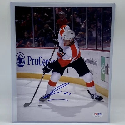 Foto assinada 8x10” PSA verificada #3A67596 James Van Riemsdyk Philadelphia Flyers - Imagem 1 de 3