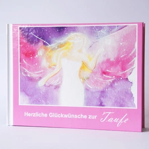 Gastgeschenk "Herzliche Glückwünsche zur Taufe" von Mädchen, von Taufpate, Buch - Bild 1 von 2