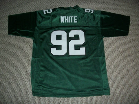 REGGIE WHITE Unsigned Custom Philly Green Sewn New Football Jersey Sizes S-3XL Cover
