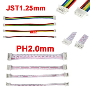 Micro JST 1.25 PH2.0mm Connectors 2P~12P Male Female Plugs Cables Terminal Wire - Picture 1 of 45