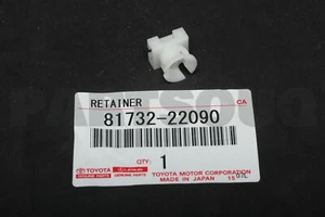 8173222090 Genuine Toyota SIDE TURN SIGNAL LAMP RETAINER 81732-22090 - Picture 1 of 4