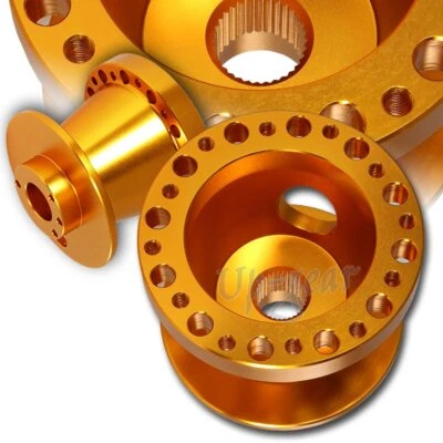 Kit adaptador HUB de 6 orificios para volante de aluminio naranja para Honda S2000 2000-2006 Foto 1 de 3