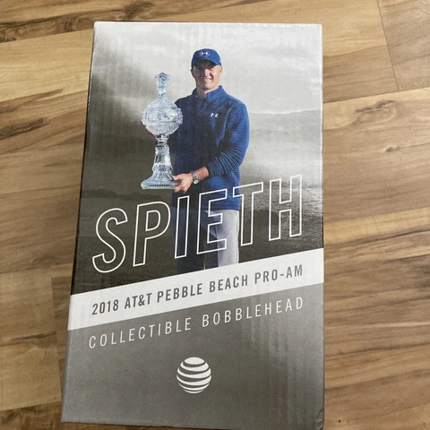 Jordan Spieth Bobblehead 2018 PGA AT&T Pebble Beach Pro-Am New In Box Unopened Cover