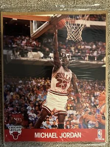 1990-91 NBA HOOPS ACTION PHOTO 8X10 MICHAEL JORDAN CHICAGO BULLS NEW! RARE 🔥🔥 - Picture 1 of 3