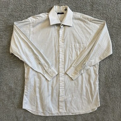 Burberry London Mens Long Sleeve Plaid Check Button Up Dress Shirt  Size 17L - Image 1 of 4