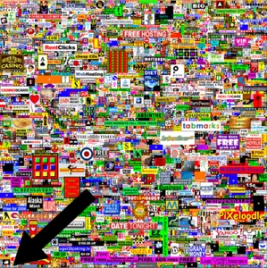 100 Pixels on MillionDollarHomepage.com linked to Blackburndesigns.co.uk - Picture 1 of 4