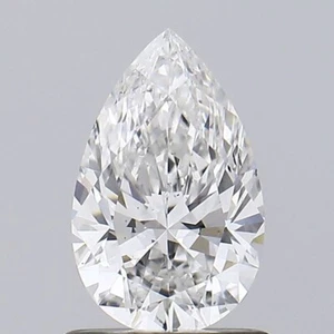 0.95 Cts PEAR Cut F Color SI2 Clarity LAB GROWN CVD Diamond IGI Certified - Picture 1 of 12