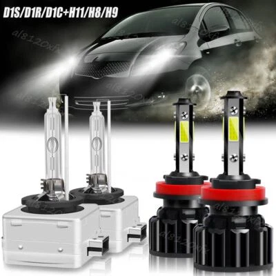 Faro HID haz alto/bajo para BMW X5 2007-2017 D1S+H11 + bombillas antiniebla LED Foto 1 de 4