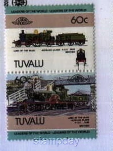 TUVALU TRAINS SE-TENANT SPECIMENS MNH 862-1 - Picture 1 of 1