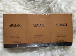 GIORGIO ARMANI EAU D'AROMES POUR HOMME 1.5ml .05oz x 12 COLOGNE SAMPLES SEALED - Picture 1 of 5