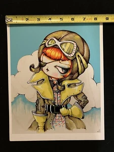 Pinkytoast Signed Print  Paper Pop Art - Picture 1 of 3