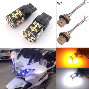 No Hyper Flash Switchback LED Kit for Honda ST1300 2003-2012 Turn Signals w/ DRL - Picture 1 of 12