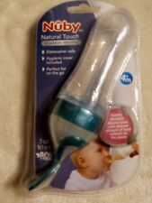 Nuby Natural Touch Squeeze Feeder. Green. 3oz. BPA Free.