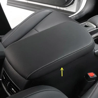 For Lexus NX200 NX300 2015-2021 Black Armrest Box Protective Cover Trim - Image 1 of 4